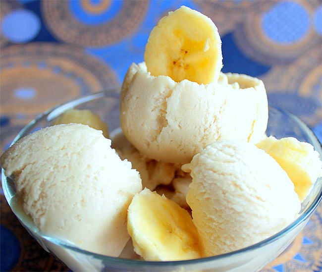 glace banane