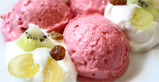 glace maison