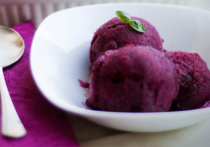 sorbet cassis